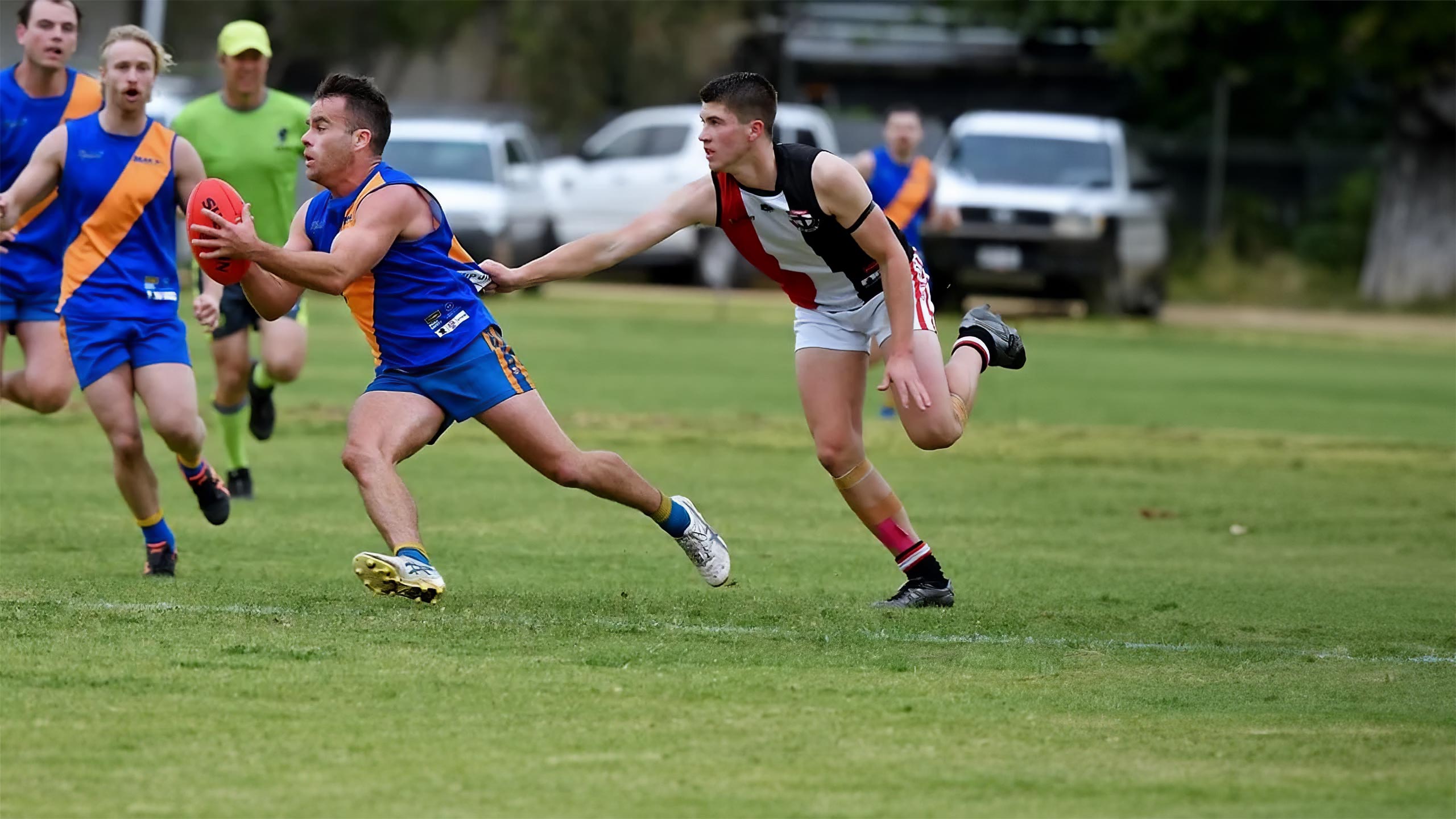 Sublimated AFL Apparel Mount Gambier Xpress Signs/ XPRS Apparel